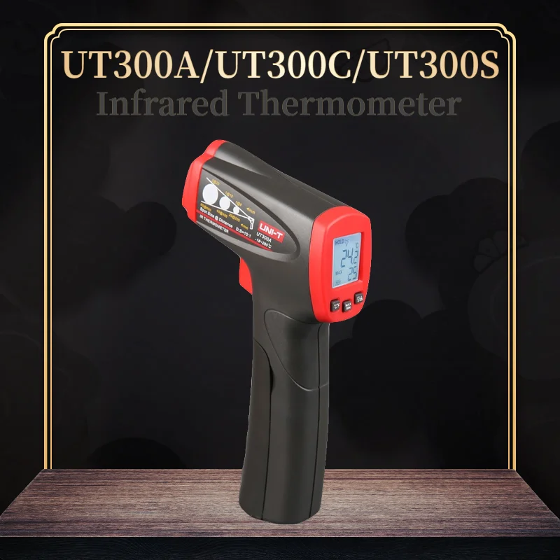 UNI-T UT300A/UT300C/UT300S Non Contact Laser Infrared Thermometer LCD Display Temperature Measuring Tester
UNI-T UT300A/UT300C/UT300S Non Contact Laser Infrared Thermometer LCD Display Temperature Measuring Tester