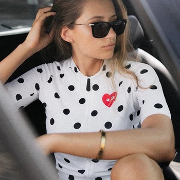 2020 Limited Edition Lover Black dot white Cycling jersey suit Women Summer short sleeved MTB Couple wear Camisa de ciclismo
2020 Limited Edition Lover Black dot white Cycling jersey suit Women Summer short sleeved MTB Couple wear Camisa de ciclismo