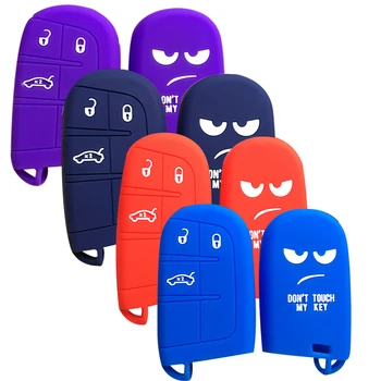 Silicone Car Key Cover Case For Jeep Renegade Cherokee Grand Cherokee DODGE JCUV Remote Key Holder For Fiat 500X Accessories
Silicone Car Key Cover Case For Jeep Renegade Cherokee Grand Cherokee DODGE JCUV Remote Key Holder For Fiat 500X Accessories
