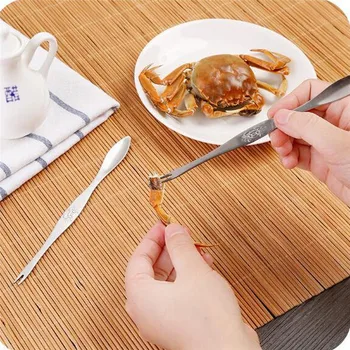 1PC Stainless Steel Claws To Eat Crab Seafood Lobster Crab Pin Stripping Fruit Fork Kitchen Gadgets Seafood Tools
1PC Stainless Steel Claws To Eat Crab Seafood Lobster Crab Pin Stripping Fruit Fork Kitchen Gadgets Seafood Tools