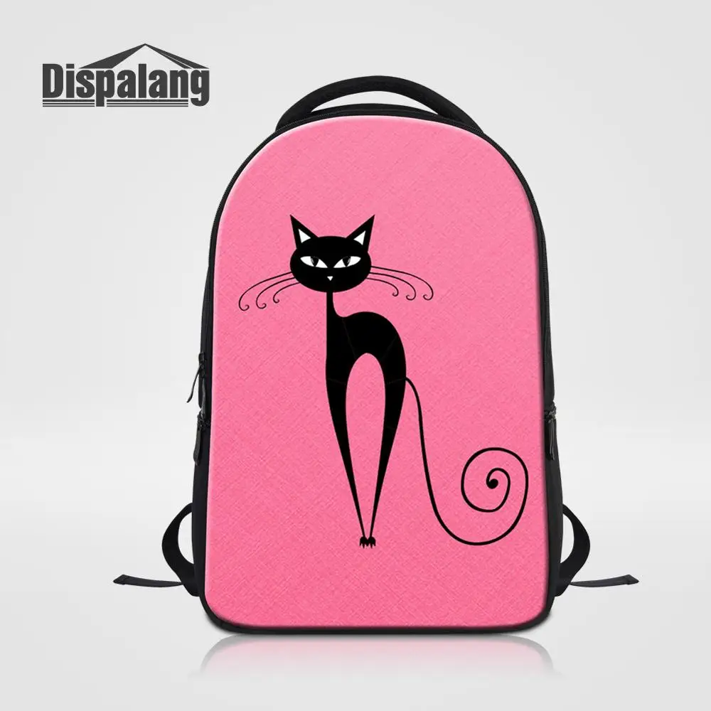 

Женский рюкзак для ноутбука с принтом милого кота, школьный ранец для девочек-подростков, школьные ранцы для колледжа, уличная сумка для компьютерных книг