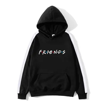 Harajuku Men's and Women's Friends Patchwork Hoodie Pullover Cool Letter Elegent Unisex Sports Sweatshirt White Black Casual Hoo
Harajuku Men's and Women's Friends Patchwork Hoodie Pullover Cool Letter Elegent Unisex Sports Sweatshirt White Black Casual Hoo