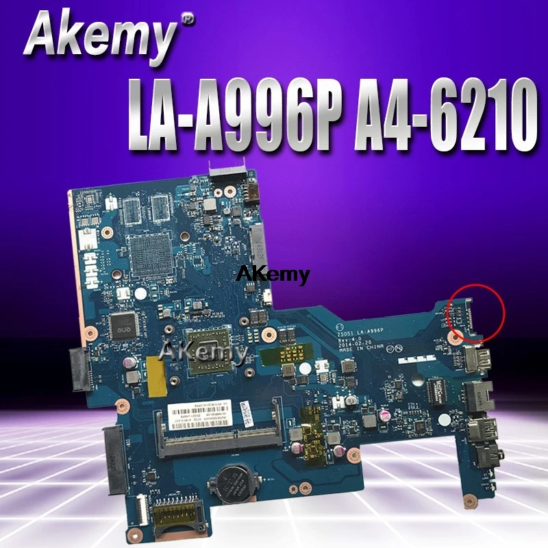 Excellent 764265-501 For HP 15-G Laptop Motherboard With A4-6210 CPU DDR3 ZSO51 LA-A996P 100% Working
Excellent 764265-501 For HP 15-G Laptop Motherboard With A4-6210 CPU DDR3 ZSO51 LA-A996P 100% Working