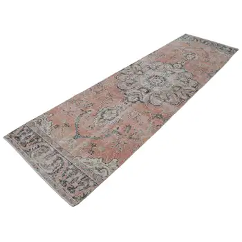 92x315 Cm Beige Handmade Overdyed Runner Rug-3x10 Ft
92x315 Cm Beige Handmade Overdyed Runner Rug-3x10 Ft