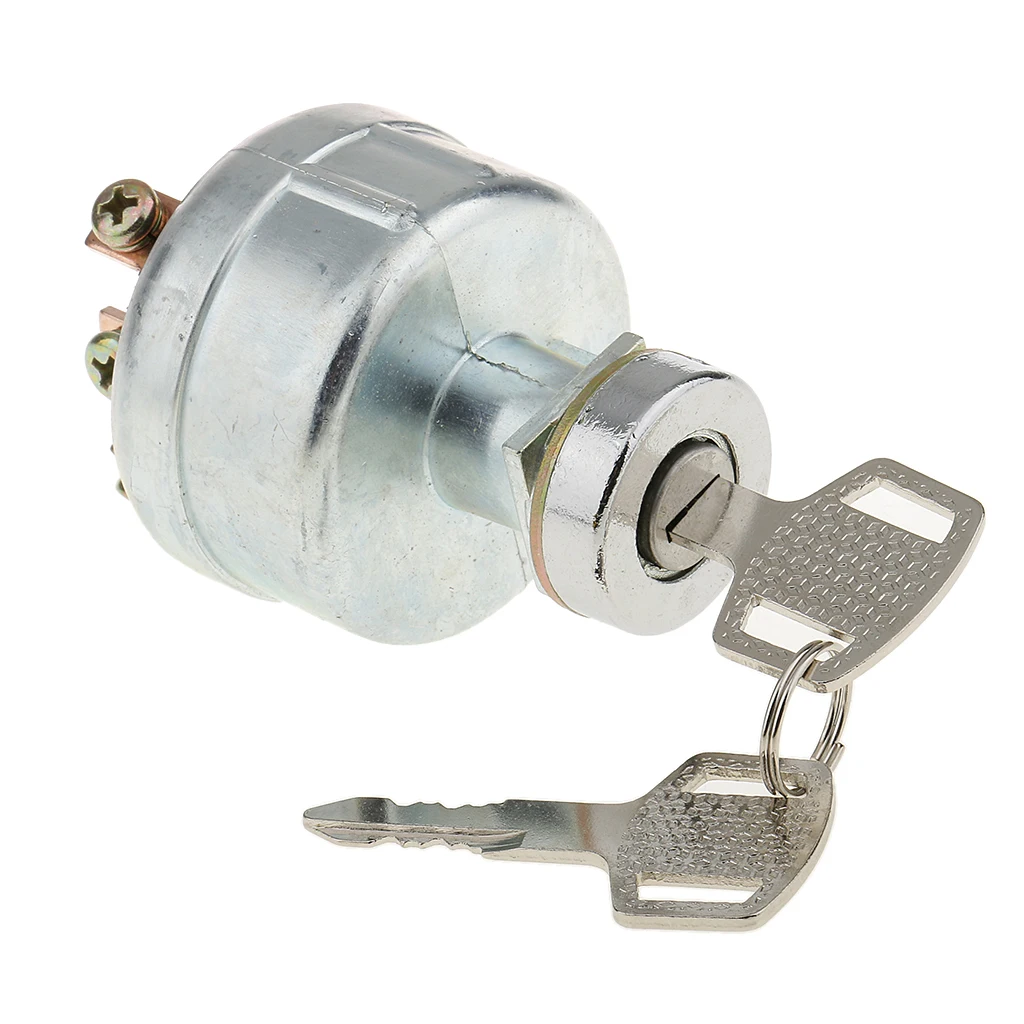 Replacement 6 Terminals Ignition Switch Lock for Marine Tractor Forklift