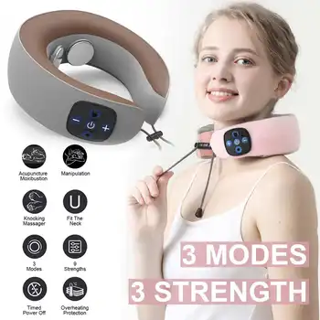 Massage U-Shaped Pillow Multi-Function Shoulder and Cervical Vertebra Electric Outdoor Portable Car Health Care 
Massage U-Shaped Pillow Multi-Function Shoulder and Cervical Vertebra Electric Outdoor Portable Car Health Care