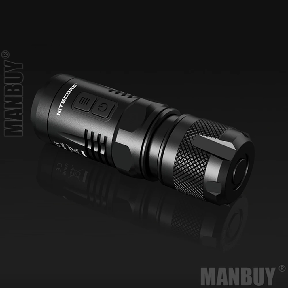 2021 NITECORE EC11 Mini EDC 900 люмен XM-L2 U2 светодиодный фонарик светильник поисковый