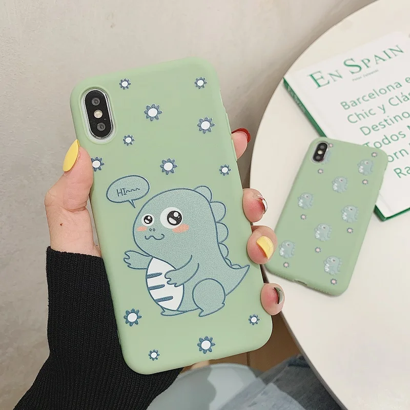 Funny dinosaur Phone Case For iPhone 7 8 Plus TPU Silicone Back Cover for iPhone X XR XS Max 6 6S Plus Soft Cases
Funny dinosaur Phone Case For iPhone 7 8 Plus TPU Silicone Back Cover for iPhone X XR XS Max 6 6S Plus Soft Cases