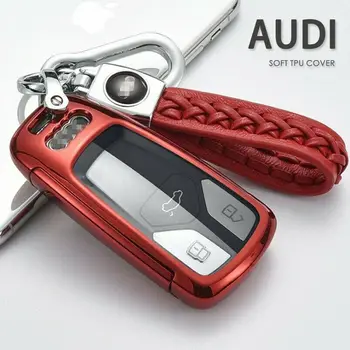 1Pcs TPU Car Remote Key Fob Cover Case Shell with Keychain Set For Audi A4L A5 Q7 TTS
1Pcs TPU Car Remote Key Fob Cover Case Shell with Keychain Set For Audi A4L A5 Q7 TTS