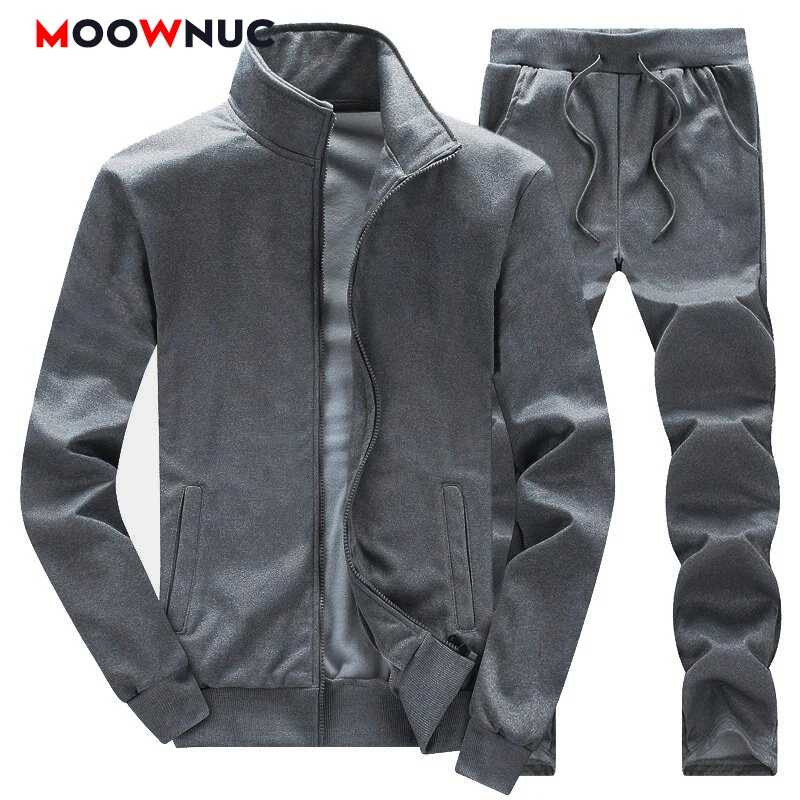 

2021 Men's Casual Sets Hoodies + Pant Male New Sportswear Jogger Fashion Tracksuits Spring Autumn Sweatshirt Hombre Slim MOOWNUC