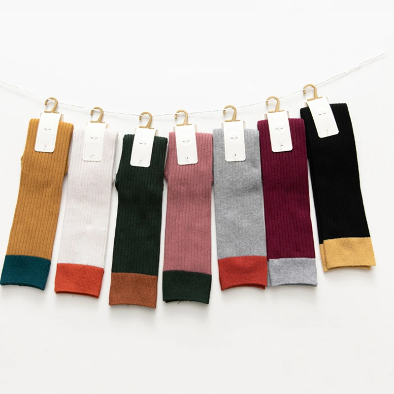 2019 Autumn Winter New Children's Mid-tube Cotton Socks Patchwork Color Baby Girls Longstocking Fashion Cute Knee High Socks
2019 Autumn Winter New Children's Mid-tube Cotton Socks Patchwork Color Baby Girls Longstocking Fashion Cute Knee High Socks