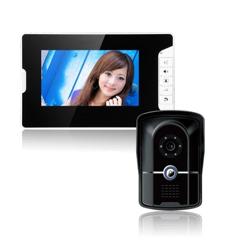 FREE SHIPPING 7" Video Intercom Door Phone System Electric Lock-Control Video Doorbell Monitor Intercom 700TVL Outdoor Camera
FREE SHIPPING 7" Video Intercom Door Phone System Electric Lock-Control Video Doorbell Monitor Intercom 700TVL Outdoor Camera
