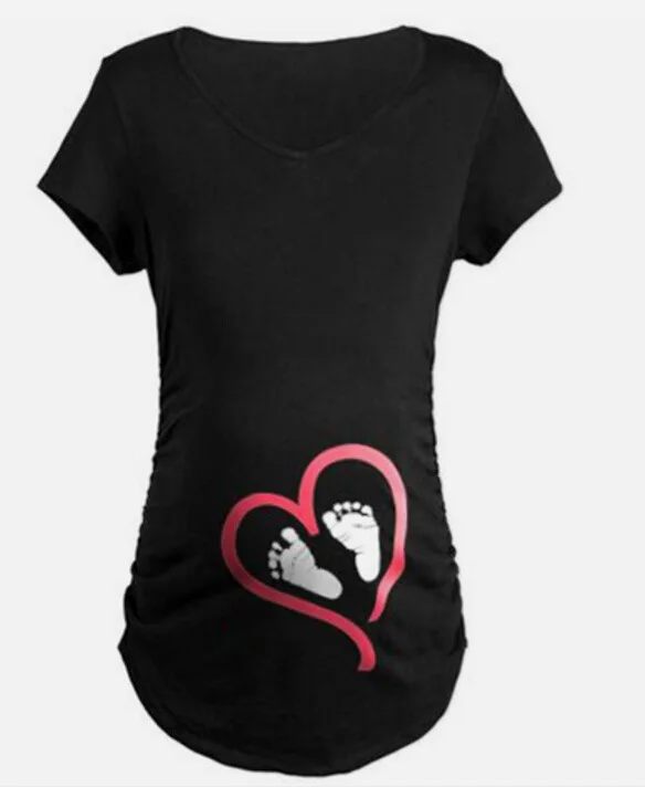 Hot Selling Large Size Digital Printing Heart Offset Printing Mid-length Europe And America Slimming Pregnant WOMEN'S T-shirt
Hot Selling Large Size Digital Printing Heart Offset Printing Mid-length Europe And America Slimming Pregnant WOMEN'S T-shirt