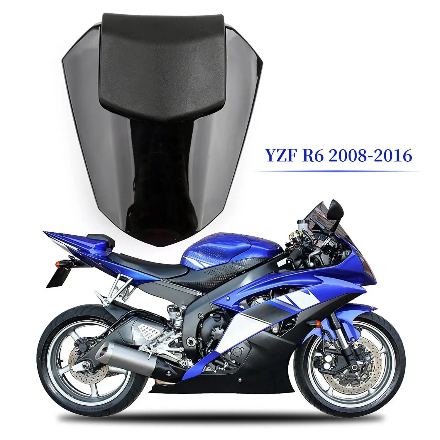 Мотоцикл заднего пассажира на заднем сиденье обтекатель Крышка для Yamaha R6 2008 2009 2010