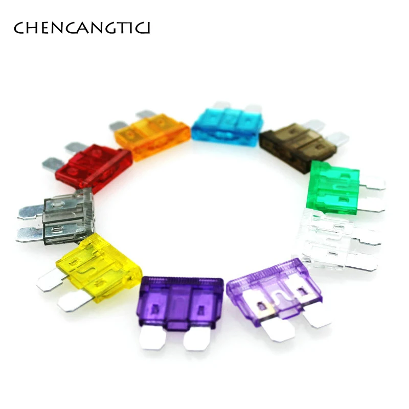 10Pcs 3A/5A/7.5A/10A/15A/20A/25A/30A/35A/40A AMP Standard Automotive Blade Fuse Car Fuses for Motorcycle SUV Boat Truck 
10Pcs 3A/5A/7.5A/10A/15A/20A/25A/30A/35A/40A AMP Standard Automotive Blade Fuse Car Fuses for Motorcycle SUV Boat Truck