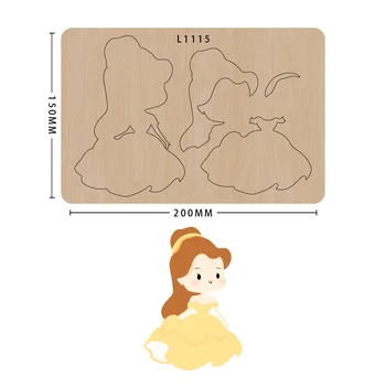 SMVAUON 2020 Design Craft Wooden Die Cutting DIY Human Figure Princess Die Decoration Scrapbooking Craft 
SMVAUON 2020 Design Craft Wooden Die Cutting DIY Human Figure Princess Die Decoration Scrapbooking Craft