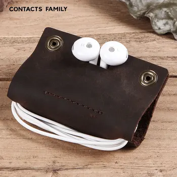 Genuine Leather Headset Winder Vintage Pattern Data Cable Earphone Cable Organizer Portable Protective Case
Genuine Leather Headset Winder Vintage Pattern Data Cable Earphone Cable Organizer Portable Protective Case