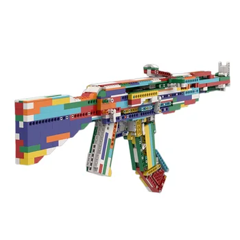 730+Pcs MOC Mechanical Weapon DIY High Difficulty Blaster Model Bricks Compatible With AK57 Blaster Bricks For Child-Mixed Color
730+Pcs MOC Mechanical Weapon DIY High Difficulty Blaster Model Bricks Compatible With AK57 Blaster Bricks For Child-Mixed Color