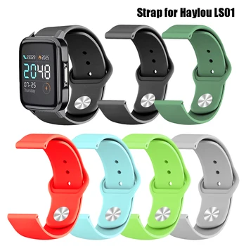 Watch Band for Haylou LS01 Sport Silicone Wristband Bracelet for Haylou LS01 Smart Watch Replacement Band Belt Correa
Watch Band for Haylou LS01 Sport Silicone Wristband Bracelet for Haylou LS01 Smart Watch Replacement Band Belt Correa