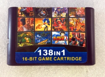 New Hight quality The Best 138 in 1 Game Cartridge 16 bit MD Game Card For Sega Mega Drive for original console
New Hight quality The Best 138 in 1 Game Cartridge 16 bit MD Game Card For Sega Mega Drive for original console