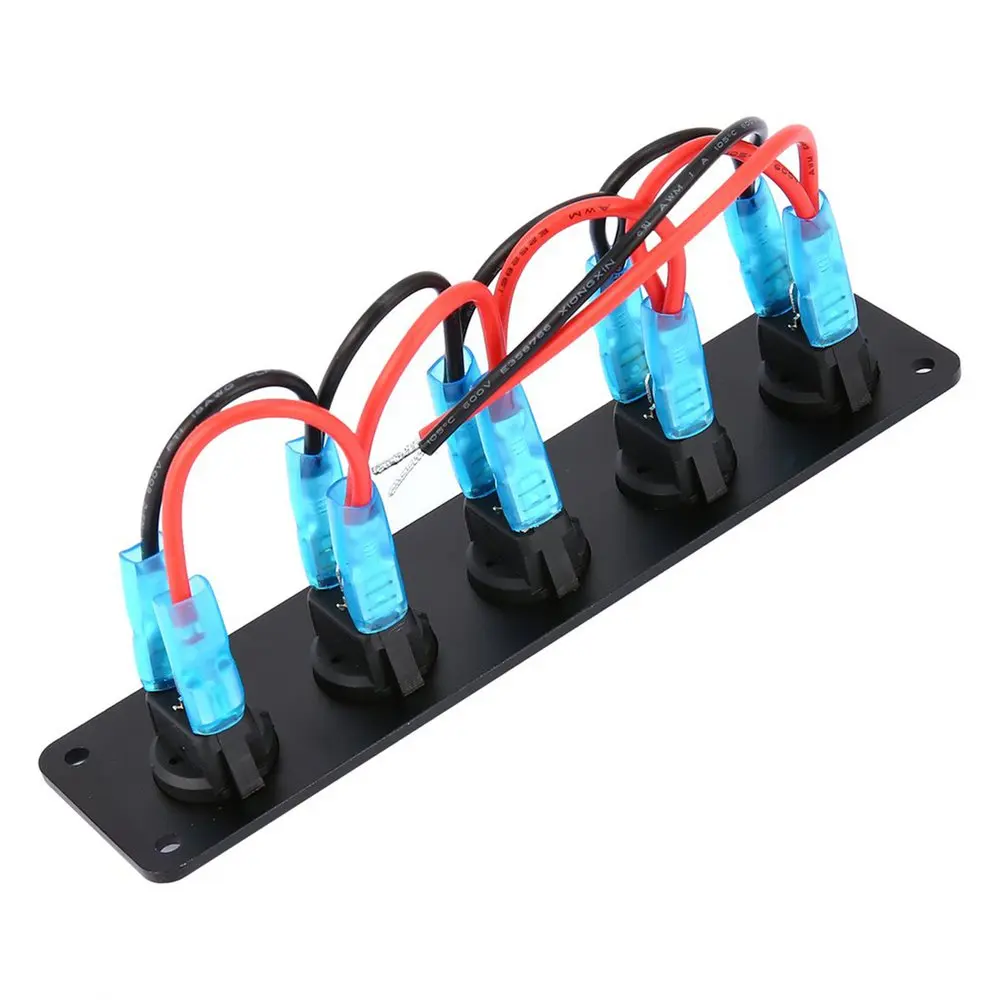 ON-OFF Toggle Switching Control Panel with Digital Voltmeter 2 USB Charger 12V for Car Marine Boat
ON-OFF Toggle Switching Control Panel with Digital Voltmeter 2 USB Charger 12V for Car Marine Boat
