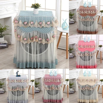 Lace Ruffle Floral Washing Machine Dust Cover Protection Front Durable Soft Home lace proof Case Washing Machine Protective Dust
Lace Ruffle Floral Washing Machine Dust Cover Protection Front Durable Soft Home lace proof Case Washing Machine Protective Dust