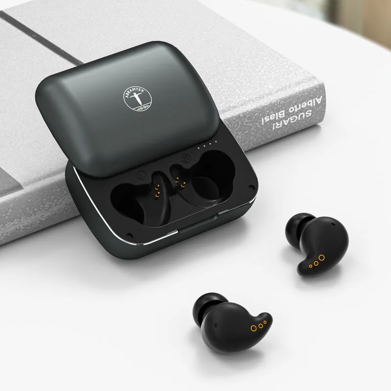 ABRAMTEK E3 TWS Bluetooth Headphones, Premium Sound Wireless Earbuds / 1280mAh Charging Case / IPX7 Sport Waterproof earphone
ABRAMTEK E3 TWS Bluetooth Headphones, Premium Sound Wireless Earbuds / 1280mAh Charging Case / IPX7 Sport Waterproof earphone