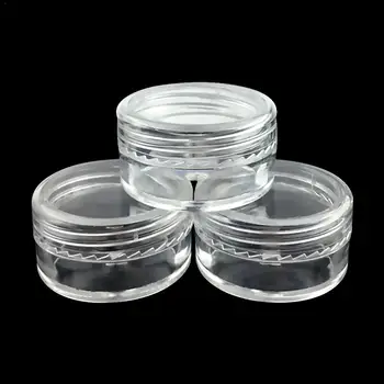 High Quality 50PCS 5ml PP Cream Jar Box Empty Plastic Cosmetic Container Small Sample Cosmetic Dispensing With Nut 
High Quality 50PCS 5ml PP Cream Jar Box Empty Plastic Cosmetic Container Small Sample Cosmetic Dispensing With Nut