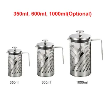 French Press Coffee Maker Insulated Coffee Tea Brewer Pot Cafetiere Percolator Tool with Filter Baskets Stainless Steel Espresso
French Press Coffee Maker Insulated Coffee Tea Brewer Pot Cafetiere Percolator Tool with Filter Baskets Stainless Steel Espresso