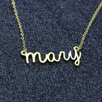 Personalized Name Pendant Necklaces Birthday Gift Gold Color English Letter Necklace Stainless Steel Customized Name Necklaces
Personalized Name Pendant Necklaces Birthday Gift Gold Color English Letter Necklace Stainless Steel Customized Name Necklaces