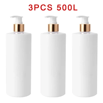 3PCS 500ml PET Empty Refillable Shampoo Lotion Bottles With Pump Dispensers For Storing Shampoo,hair Conditioner
3PCS 500ml PET Empty Refillable Shampoo Lotion Bottles With Pump Dispensers For Storing Shampoo,hair Conditioner