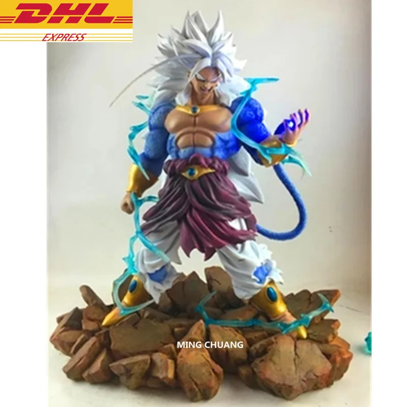 

19"Dragon Ball Z Statue Super Saiyan Broli Paragus Son Bust Son Goku And Gohan Enemy Full-Length Portrait Action Model Toy Z2391