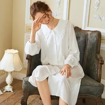 Palace princess Sleep dress female summer palace princess long sweety lace nightdress cotton dress F1867 dropshiping
Palace princess Sleep dress female summer palace princess long sweety lace nightdress cotton dress F1867 dropshiping