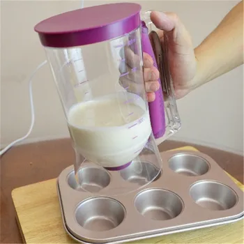 Manual Batter Dispenser Funnels Chocolate Candy Icing Funnel Mold Measuring Cup Liquid Dispensing Tool Baking Tools For Cup Cake
Manual Batter Dispenser Funnels Chocolate Candy Icing Funnel Mold Measuring Cup Liquid Dispensing Tool Baking Tools For Cup Cake