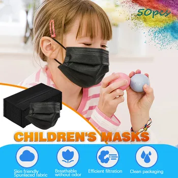 Disposable Black Kids Protective Mask Anti Dust Anti Droplets 3 Layers Filter Earloop Non Woven Face Mouth Mask For Boy Girl
Disposable Black Kids Protective Mask Anti Dust Anti Droplets 3 Layers Filter Earloop Non Woven Face Mouth Mask For Boy Girl