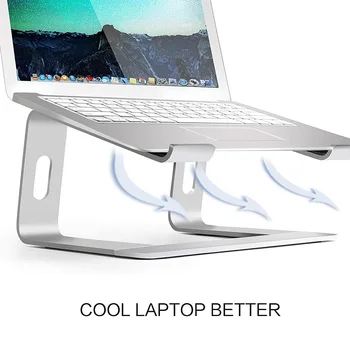 Laptop Riser Bracket Support Notebook Cooling Holder Stand Aluminum Alloy PC ComputerCooling Rack Desktop Holder Stand Universal
Laptop Riser Bracket Support Notebook Cooling Holder Stand Aluminum Alloy PC ComputerCooling Rack Desktop Holder Stand Universal