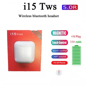 2020 new i15 pod TWS Bluetooth wireless headset for Apple Android Samsung Huawei Xiaomi PK i7 V8 i9S i11 i14 i18 i12 i30X
2020 new i15 pod TWS Bluetooth wireless headset for Apple Android Samsung Huawei Xiaomi PK i7 V8 i9S i11 i14 i18 i12 i30X