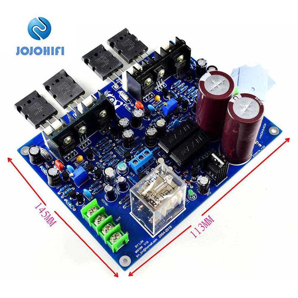 DIY KITS/Finished MX100 A1943 TTC5200 Dual Channel Integrated AMP Amplifier Board w/Power Supply and Speaker Protection Board
DIY KITS/Finished MX100 A1943 TTC5200 Dual Channel Integrated AMP Amplifier Board w/Power Supply and Speaker Protection Board