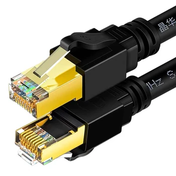 Cat 8 Ethernet Cable,Network LAN Patch Cord High Speed 40GB 2000MHz 26AWG SFTP Internet RJ45 Cable for Modem,Router,PS3,PS4,Xbox
Cat 8 Ethernet Cable,Network LAN Patch Cord High Speed 40GB 2000MHz 26AWG SFTP Internet RJ45 Cable for Modem,Router,PS3,PS4,Xbox