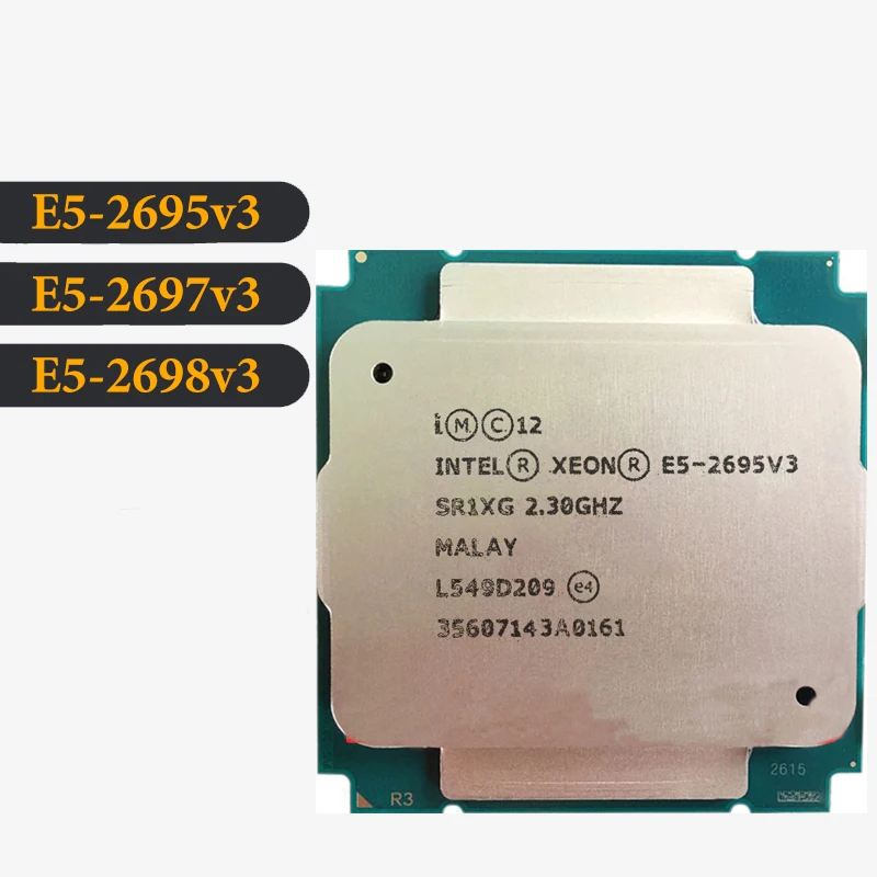 Процессор Intel Xeon E5 2695v3 2697v3 2698v3 2 ГГц 35 Мб 14 ядер LGA2011-3 | Компьютеры и офис