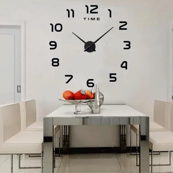 Wall Clock DIY Timer Mirror Simple Number Large Acrylic Stickers Living Room Home 3D Decoration 
Wall Clock DIY Timer Mirror Simple Number Large Acrylic Stickers Living Room Home 3D Decoration