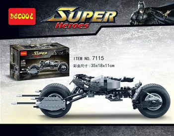 Decool 7115 The Dark Knight Lepining Batman Batcycle Batmobile 338PCS Bricks Batpod Building Blocks Toys
Decool 7115 The Dark Knight Lepining Batman Batcycle Batmobile 338PCS Bricks Batpod Building Blocks Toys