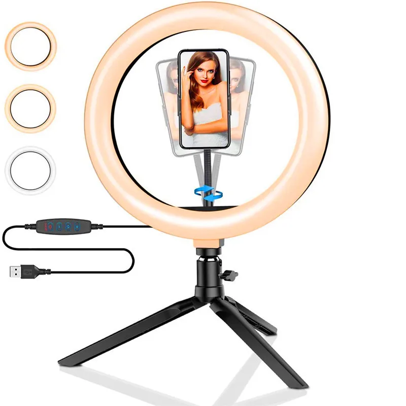 Desktop Support Fill Light Douyin Mobile Phone Live Beauty LED Ring Light Anchor Selfie Camera Tripod
Desktop Support Fill Light Douyin Mobile Phone Live Beauty LED Ring Light Anchor Selfie Camera Tripod