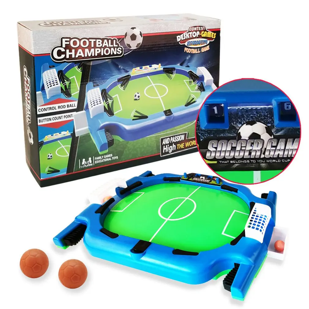 Mini Table Top Football Board Game Set Machine Home Match birthday Gift Toy For Child Soccer Tables Double Player Dropship#0619
Mini Table Top Football Board Game Set Machine Home Match birthday Gift Toy For Child Soccer Tables Double Player Dropship#0619