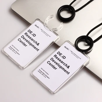 1pcs Creative Work ID Card Holder Personal Identification Tag Access Control Chest Card Sleeve Ring Badge
1pcs Creative Work ID Card Holder Personal Identification Tag Access Control Chest Card Sleeve Ring Badge