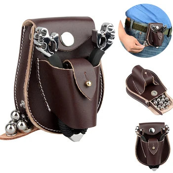 Tactical Slingshot Hunting PU Leather Catapult Bag Military Steel Ball Package Ammo Ball Waist Bag Mag Pouch Hunting Accessories
Tactical Slingshot Hunting PU Leather Catapult Bag Military Steel Ball Package Ammo Ball Waist Bag Mag Pouch Hunting Accessories