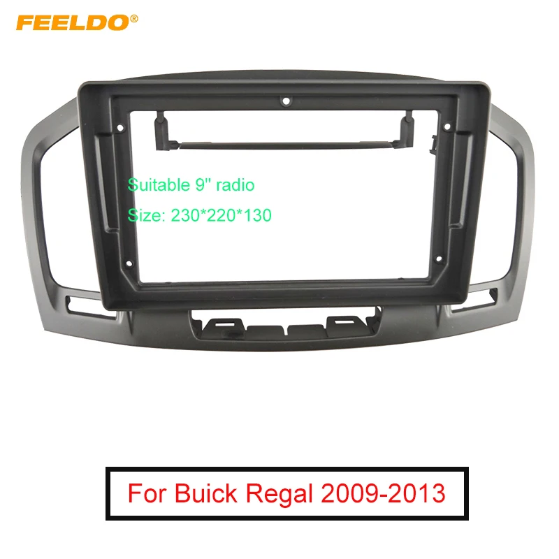 Автомобильная аудиопанель FEELDO 2Din, лицевая панель, рамка для Buick Regal 09-13, большой экран 9 дюймов, радио, стереопанель, крепление для приборной панели
Автомобильная аудиопанель FEELDO 2Din, лицевая панель, рамка для Buick Regal 09-13, большой экран 9 дюймов, радио, стереопанель, крепление для приборной панели