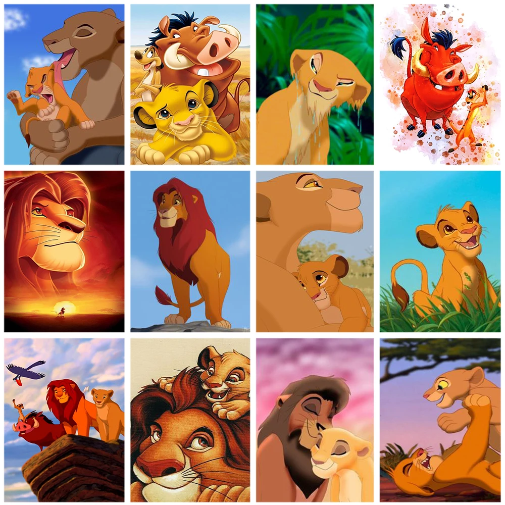 Disney Simba 5D Diamond Painting Kits The Lion King Mosaic Picture of Rhinestones DIY Embroidery Art Craft Home Decor
Disney Simba 5D Diamond Painting Kits The Lion King Mosaic Picture of Rhinestones DIY Embroidery Art Craft Home Decor