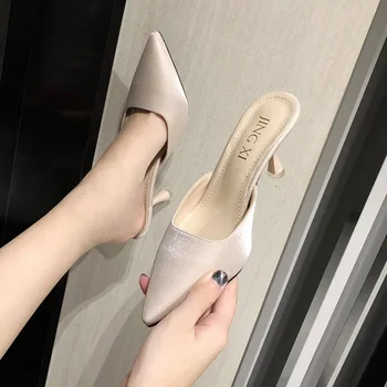 Slippers Women Summer Luxury Slides Shoes Pantofle Heeled Mules Thin Heels Shallow Pointed Toe Designer 2020 Flat High Soft
Slippers Women Summer Luxury Slides Shoes Pantofle Heeled Mules Thin Heels Shallow Pointed Toe Designer 2020 Flat High Soft