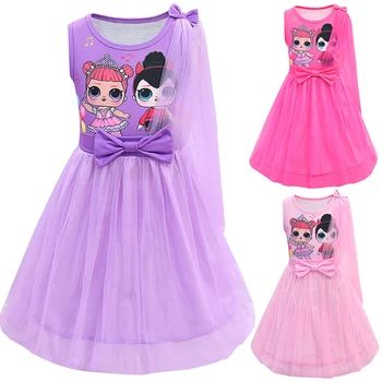 2020 LOL Surprise Doll Girls Mesh Gauze Skirt Hanging Shoulder Fairy Skirt Fashion Summer Children Princess Party Dress Gifts
2020 LOL Surprise Doll Girls Mesh Gauze Skirt Hanging Shoulder Fairy Skirt Fashion Summer Children Princess Party Dress Gifts